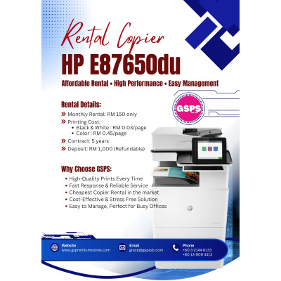 Rent the E87650DU Copier from GSPS! Rent the E87650DU Copier from GSPS!